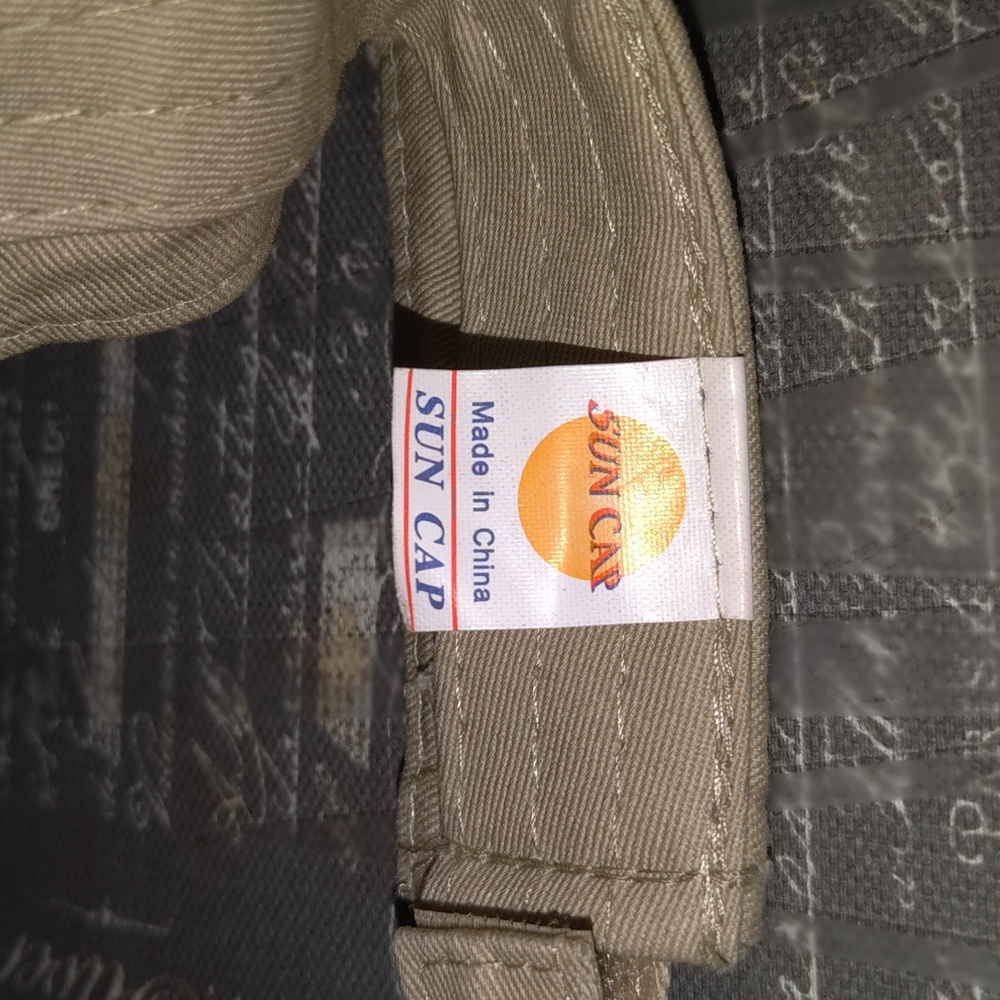 Sun Cap Plain Adjustable Strapback Beige Golf Vis… - image 6